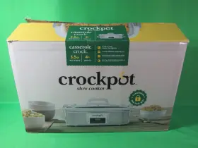 Sccpccp350-s-br Crock-pot Crockpot Programmable Digital Casserole Slow Cooker 3.5qt