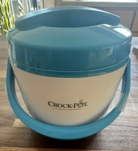 Sccpcl20-db Crock-pot Lunch Food Warmer Portable Slow Cooker Model Blue And White