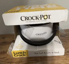Sccplc200-g-np Crock-pot Lunch Food Warmer Black White 20 Ounces Stainless Steel New