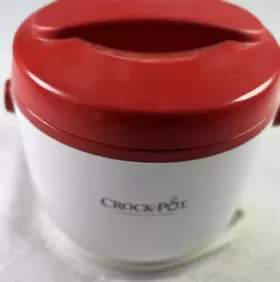 Sccplc200-r Crock-pot 20-ounce Lunch Food Warmer Red Lid Crockpot Mini #2