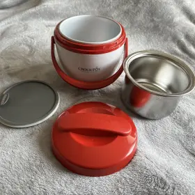 Sccplc200-r-np Crock-pot Lunch - 20oz Portable Slow Cooker Food Warmer Red And White #3