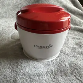 Sccplc200-r-np Crock-pot Lunch - 20oz Portable Slow Cooker Food Warmer Red And White