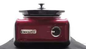 Sccpmd1-r Crock-pot Hook Up 2 Double Oval 1-quart Slow Cooker Red Tested Works #3