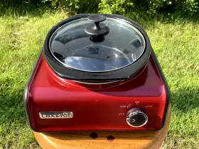 Sccpmd3-r Crock-pot Hook Up Connectable Oval 3.5 Quart Model Red - Tested Sccpmd3-r Crock-pot Hook Up Connectable Oval 3.5 Quart Model Red - Tested