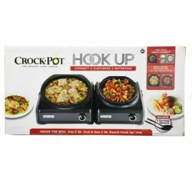Sccpmdpk25-ch Crock-pot Hook-up Connectable 5 Quart Oval 2 Round