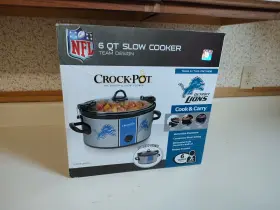 Sccpnfl600-dl Crock-pot Detroit Lions 6th Quart Slow Cooker Nfl