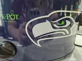 Sccpnfl600 Crock-pot Working Nfl Seattle Seahawks 6-quart Cook And Carry Slow Cooker #2