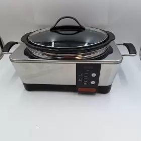 Sccptp600 Crock-pot Model Sccptp600- 6 Quart Stainless Steel Programmable Oval Slow Cooker