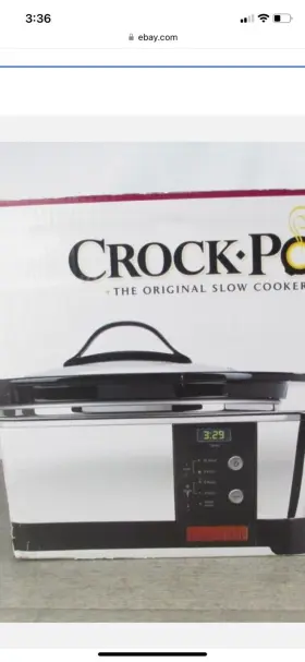 Sccptp600-p Crock-pot Model 6 Quart Ss Programmable Base Only. No Works #2