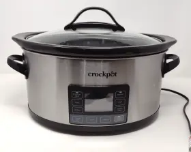 Sccpvfc630-s-br Crock-pot 6-quart Countdown Programmable Oval Slow Cooker Stainless-steel
