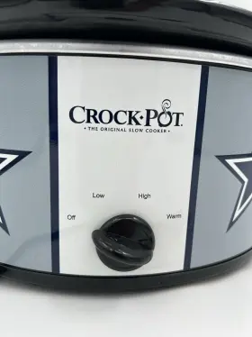 Sccpvl600-bcm Crock-pot Dallas Cowboys 6 Quart Slow Cooker Crockpot - Mint #2
