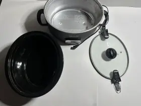 Sccpvl605-b Crock-pot 6 Quart Slow Cooker Programmable Locks Stainless For Parts #3