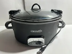 Sccpvl605-b Crock-pot 6 Quart Slow Cooker Programmable Locks Stainless For Parts