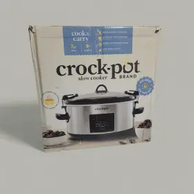 Sccpvl710-s Crock-pot Cook And Carry 7 Quart Slow Cooker - Silver