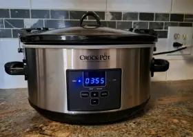 Sccpvlf710-s Crock-pot 7-quart Programmable Cook And Carry Slow Cooker Digital Timer Working
