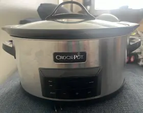 Sccpvmc700-s Crock-pot 7 Quart Stainless Steel Slow Cooker Timer Temperature Cont