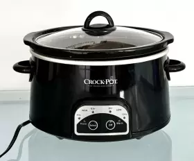 Sccpvp400-b Crock-pot 6 Quart Programmable Cook And Carry Slow Cooker Black