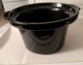Sccpvp400h-py Crock-pot Slow Cooker Replacement Liner Insert Black 3 Quart Round