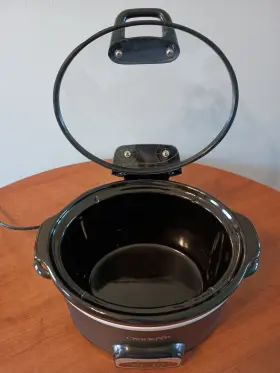 Sccpvp450h-b Crock-pot 4.5 Quart Hinged Lid Programmable Slow Cooker Model No #3