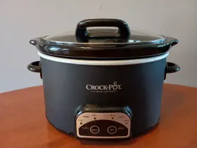 Sccpvp450h-b Crock-pot 4.5 Quart Hinged Lid Programmable Slow Cooker Model No