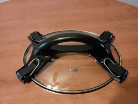 Sccpvz600ec-s Crock-pot Slow Cooker Replacement 4 Latch Glass Lid