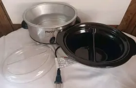 Scdd-00-432 Crock-pot Parini Dual Compartment 32oz Slow Cooker 2-16oz Compartments Works #2