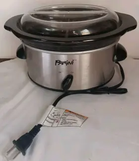 Scdd-00-432 Crock-pot Parini Dual Compartment 32oz Slow Cooker 2-16oz Compartments Works