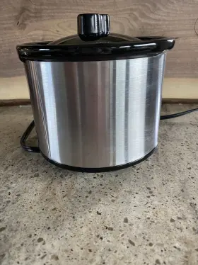 Scr-05-sc Crock-pot Little Dipper Mini Slow Cooker 16 Oz Stainless Steel Tested #2