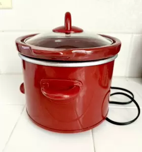 Scr200-r Crock-pot Model Original Slow Cooker Red Removable Stoneware 2 Quart #3