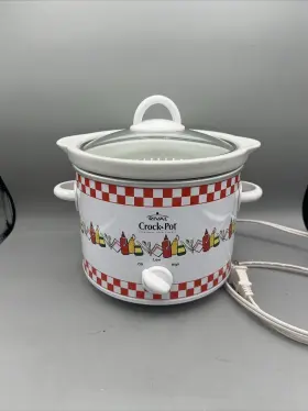 Scr209 Crock-pot Mini Electric Stoneware Slow Cooker. Vintage Kitchen Cookware Scr209 Crock-pot Mini Electric Stoneware Slow Cooker. Vintage Kitchen Cookware