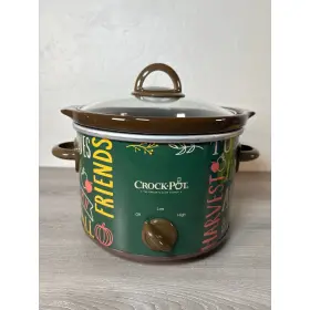 Scr250-fall Crock Pot Limited Edition Slow Cooker Autumn Fall Green Thanksgiving 2.5 Quart