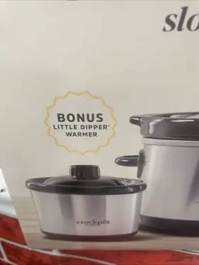 Scr503-sp Crock-pot Classic Original Slow Cooker 5-quart Round With Little Dipper Warmer #2