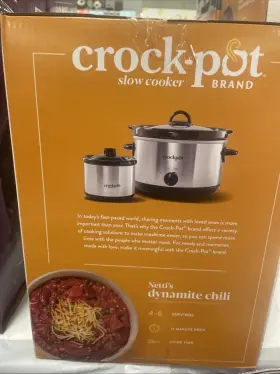 Scr503-sp Crock-pot Classic Original Slow Cooker 5-quart Round With Little Dipper Warmer #3