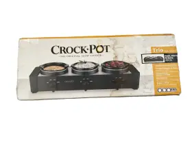 Scrbc909-bs Crock-pot Trio Cook And Serve Slow Cooker Food Warmer 50425 Ph023 006