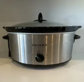 Scv600ss Crock-pot 6 Quart Stainless Steel Slow Cooker Temp Control Silver/black