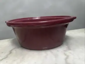 Scv700-r Crock-pot Replacement Red Stoneware Insert Only #3