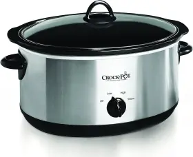 Scv800-s-br Crock Pot Crock-pot Large 8 Quart Oval Manual Slow Cooker Stainless Steel Scv800-s