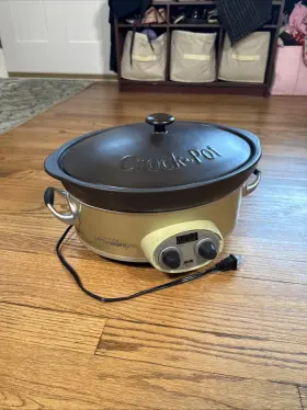 Scvi600b Crock-pot Versaware Pro Slow Cooker Model Sc37 Beige 6 Quart