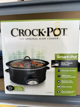 Scvp550-b Crock-pot 5.5 Quart Slow Cooker Black New In Box