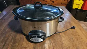 Scvp600-ss-cp Crock-pot Original Slow Cooker Model 7 Quart Silve With Removable