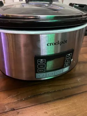Scvts70ll-s Crock-pot Crockpot 7 Quart Slow Cooker - Used Twice