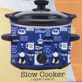Slc2-off-colg Crock-pot 2 Quart Slow Cooker The Office Icons 3 Heat Settings #2