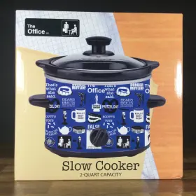 Slc2-off-colg Crock-pot 2 Quart Slow Cooker The Office Icons 3 Heat Settings