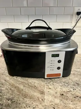 Sccpqp600-b Crock-pot Sscpqp600-b Crockpot 6 Quart Countdown Programmable Slow Cooker Black Sc71