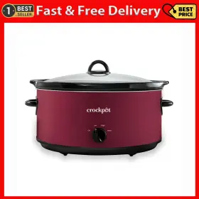 Crockpot 445011524504 Crock-pot Manual 8-quart Slow Cooker Rhubarb New Free Ship