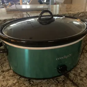Scv700-kt Crockpot Deisgn To Shine 7 Quart Slow Cooker Turquoise