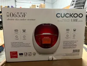 Cr-0655f Cuckoo 6-cup Red And White Micom Rice Cooker -