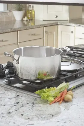 744-24 Cuisinart 214129826476 Chefs Classic Stainless Stockpot With Cover 6-quart Silver #2 744-24 Cuisinart 214129826476 Chefs Classic Stainless Stockpot With Cover 6-quart Silver #2