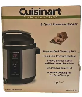 Cpc600fr Cuisinart Cpc-600 6-quart Electric Pressure Cooker New In Box