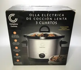Cc-3000-sl-hdl Cuisine 079902194414 Complete 3 Quart Slow Cookern #cc-3000-sl-hdl - New